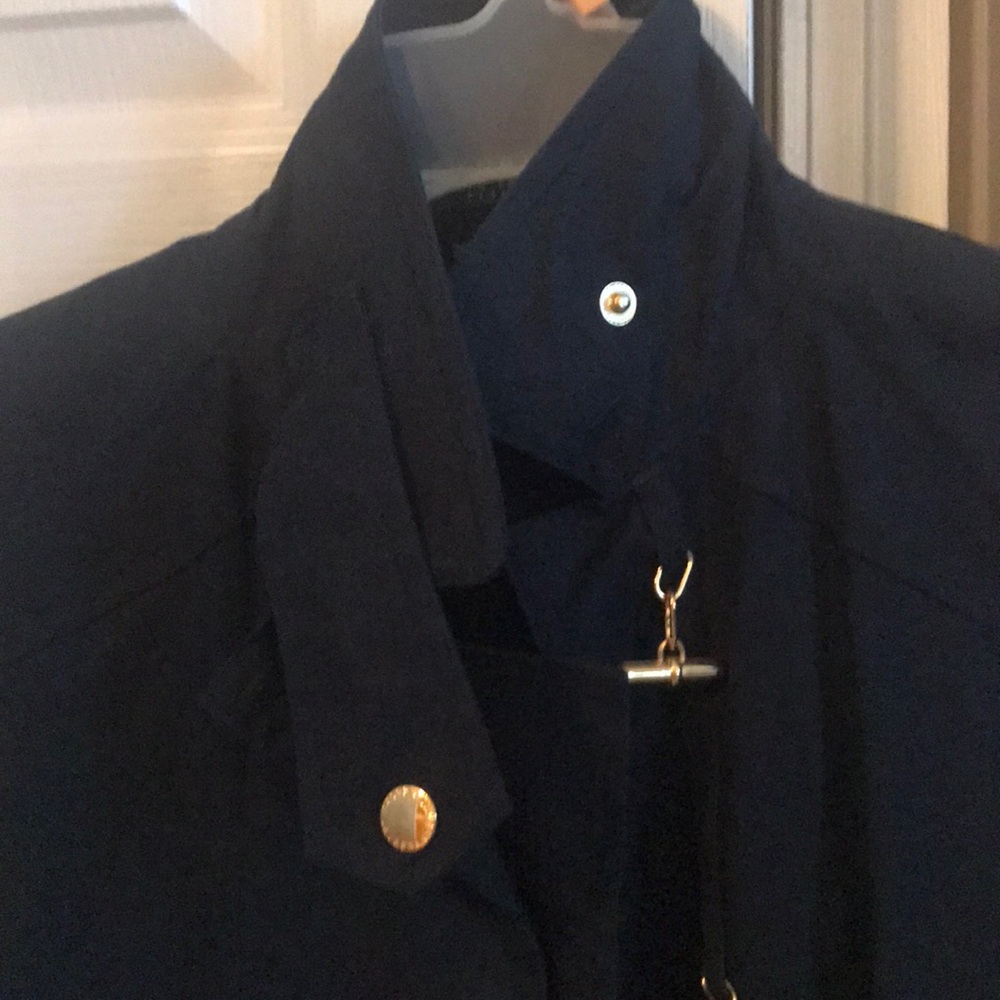 Ralph Lauren Navy Utility Jacket with Gold Accent Hardware - Picture 2 of 5